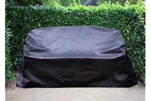 J&C Outdoor Sofa Cover Water Resistant 2 Seater Outdoor Loveseat Cover with Drawstring UV Resistant Patio Furniture Cover