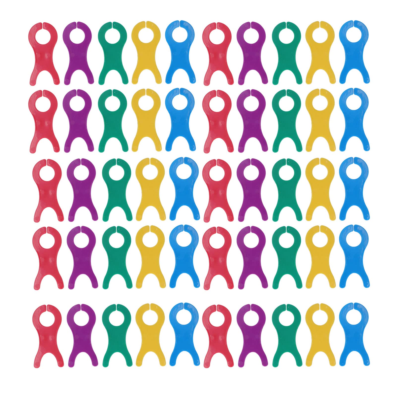 Dpofirs 50 Pieces Large Yarn Bobbins Spool, Thread Knitting Sewing Crochet Winder Tool, Cross Stitch Bobbin Organizer Thread Holder for Weaving Sewing Craft