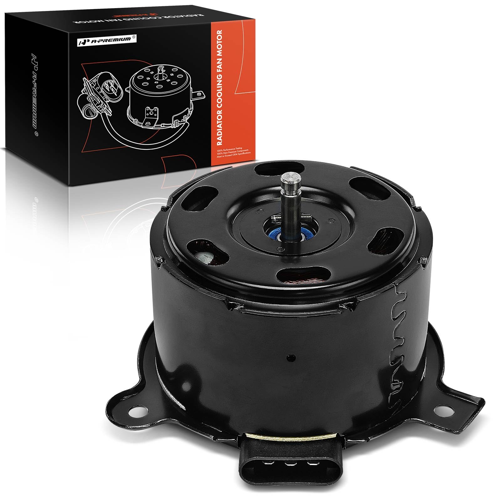 A-Premium Engine Cooling Fan Assembly - Compatible With Ford Taurus, Lincoln Continental, Mercury Sable (1990-1995)
