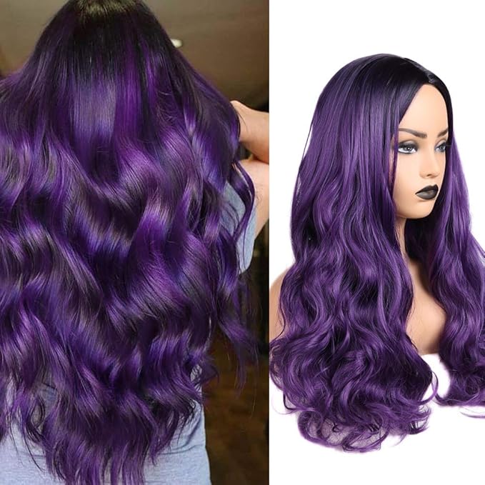 purple wig