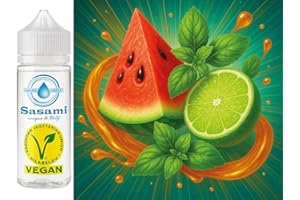Melon Mist - Watermelon-Basil-Lime Flavor Concentrate - Vegan - Sasami - 10ml