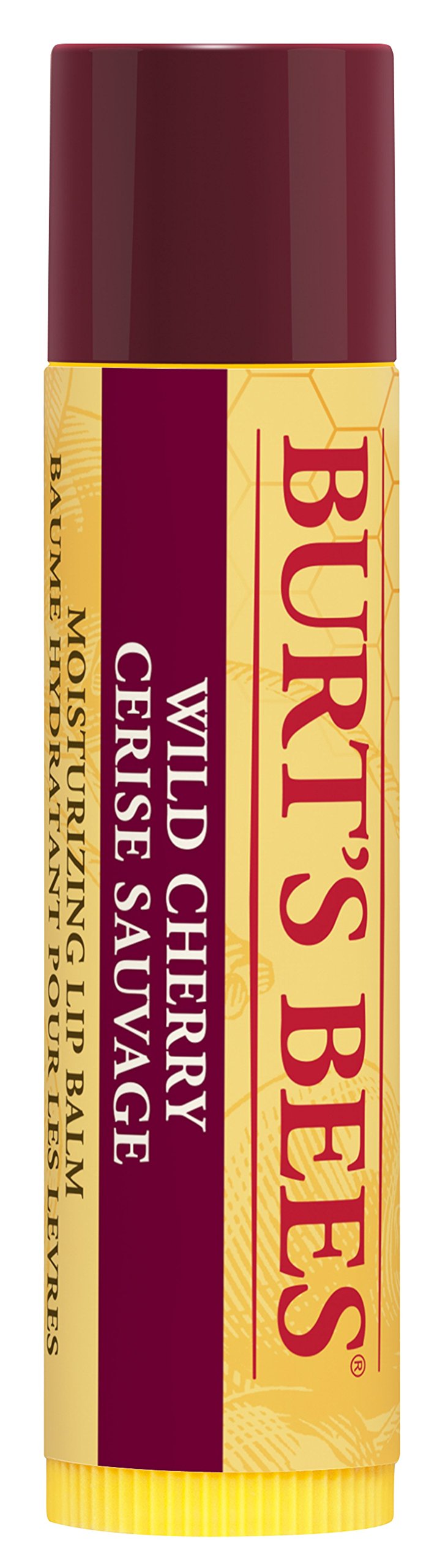 Burt's Bees 100% Natural Lip Balm, Wild Cherry, 4.25g