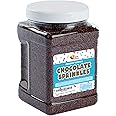 Chocolate Sprinkles Flavored Topping in Resealable Container, 2.2 LB Bulk Candy