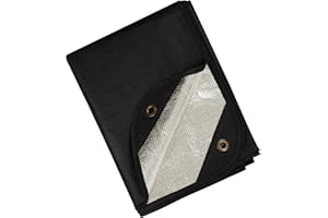 BESTHUNTINER Heavy Duty Aluminium Survival Blanket -Multifunctional Reflective Tarp Insulate Blanket - 213cmx150cm Waterproof