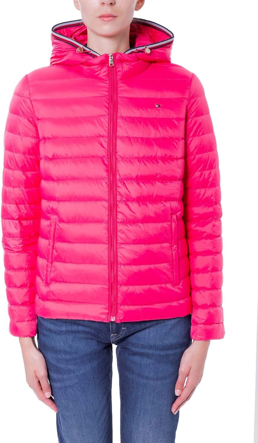 Tommy Hilfiger Women's Down Jacket Pink (71) XS Amazon.co.uk Clothing
