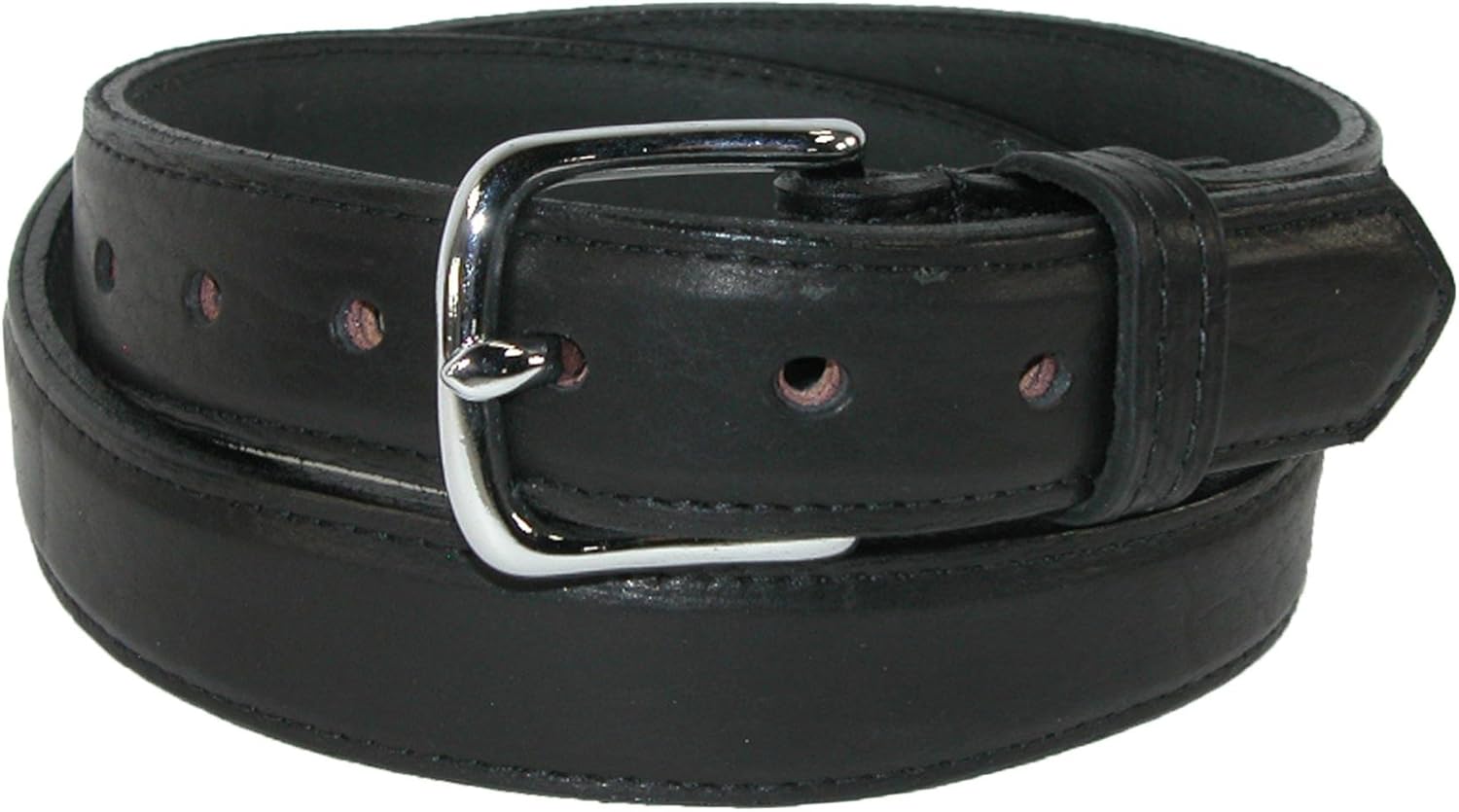Boston Leather Men's Big & Tall Bison Leather Belt at Amazon Men’s
