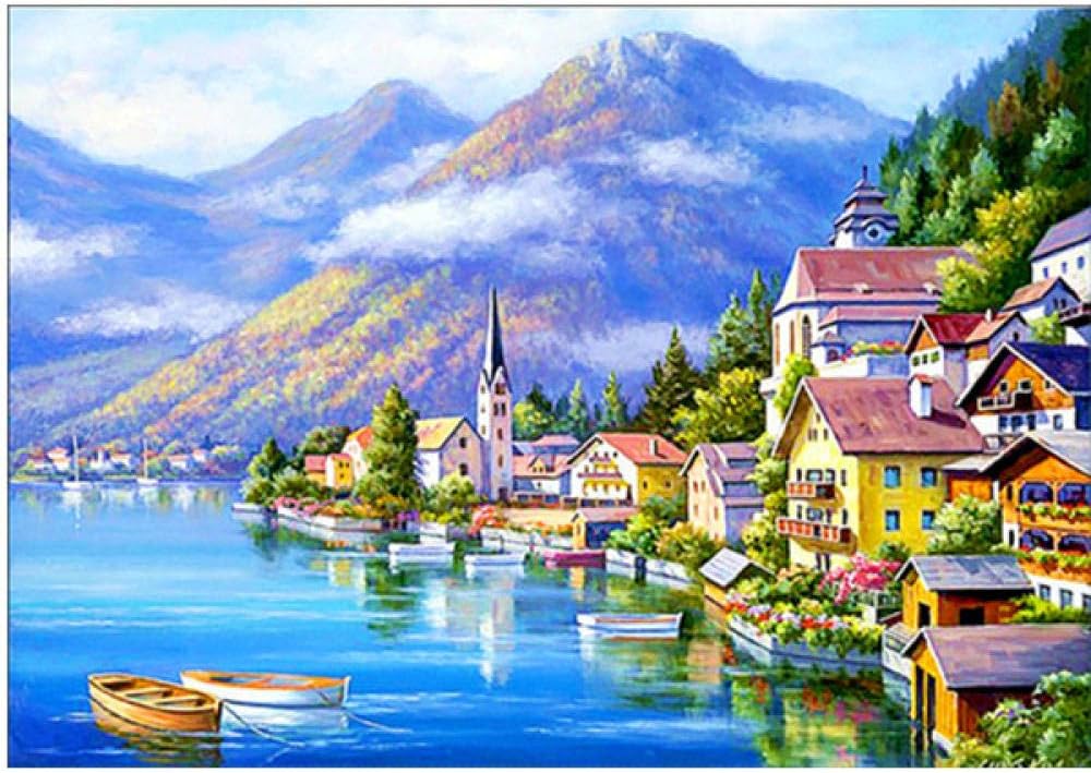 5d Diamond Painting Full Drill Square Natural Scenery Paint by Numbers Kits for Adults Kids