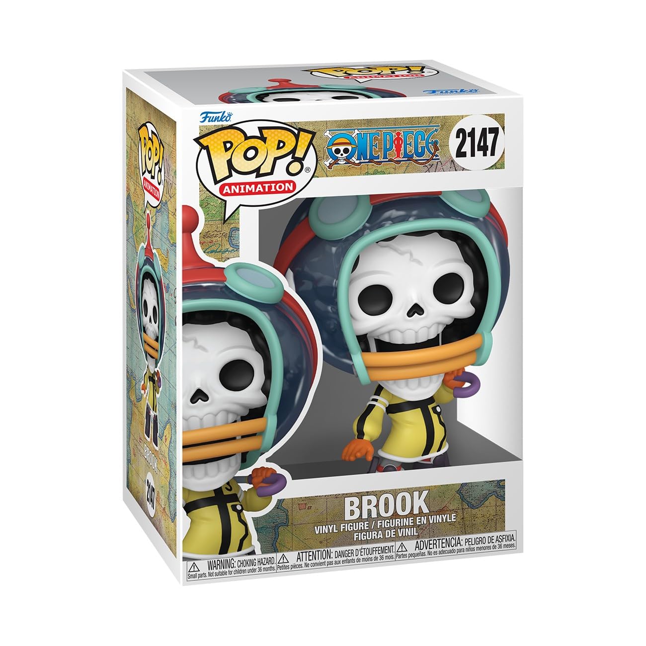 Funko Pop! Animation: One Piece 1- Brook - (Egg) - Collectable Vinyl Figure - Gift Idea - Official Merchandise - Toys for Kids & Adults - Anime Fans - Model Figure for Collectors and Display