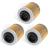 MOTOALL 3 Pcs 707800371 Oil Filter for Can-Am Outlander 450 500 570 650 800R 1000 1000R 4x4 for Commander 800 1000