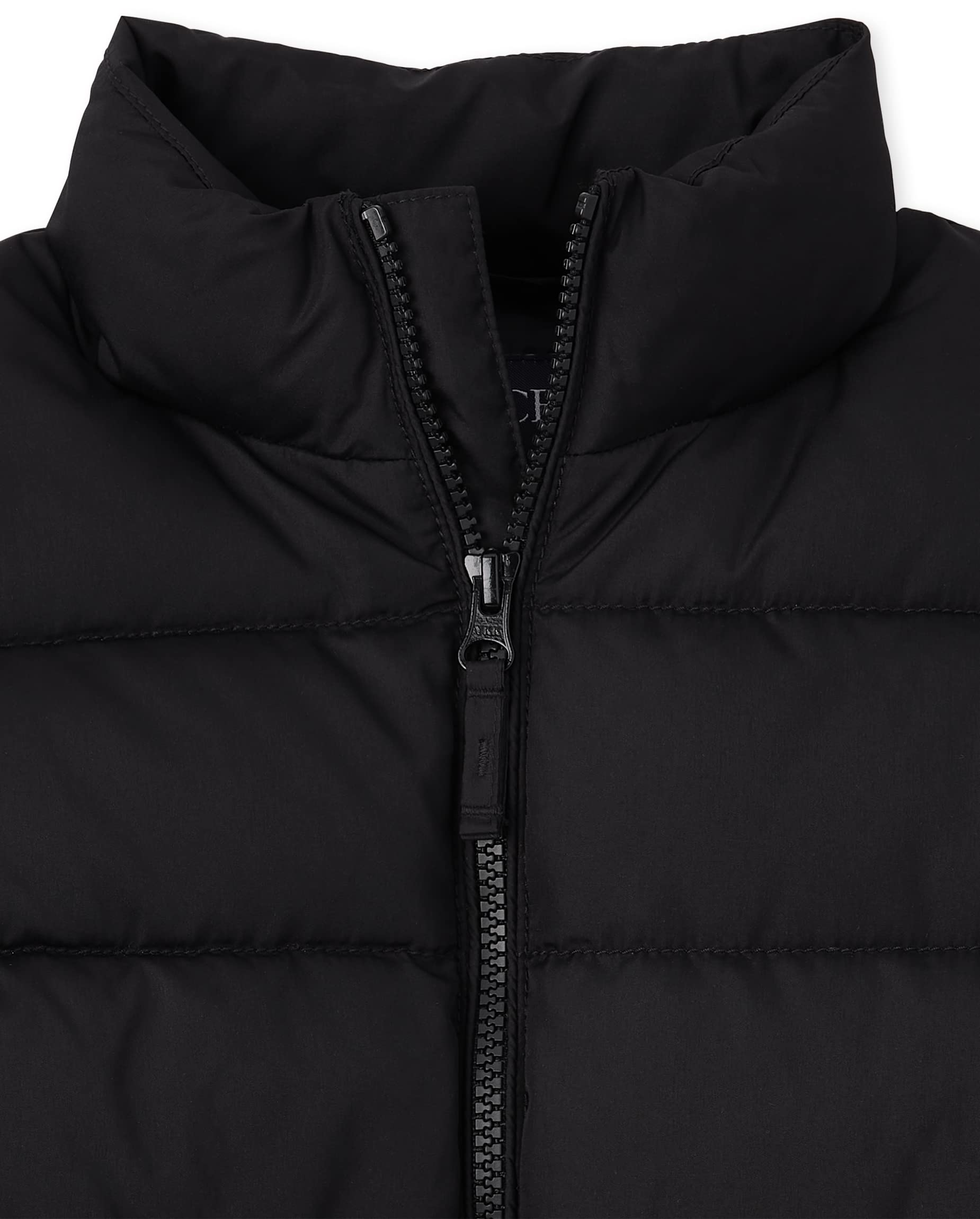 The Children's Place Boys' Big Kid Medium Weight Puffer Jacket, Wind, Water-Resistant Seasonal