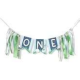 Golf One Birthday High Chair Banner - Golf 1st Birthday Decorations,Boy 1st High Chair,Hole In One First Decorations