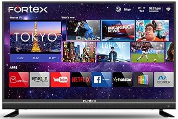 Fortex 109 cm (43 inches) 4K Ultra HD Smart LED TV FX43IPRO01 (Black) (2019 Model)