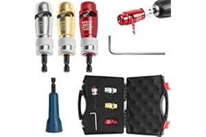 XSCQ Wire Stripper for Drill, 5 in 1 Quickly Drill Wire Stripper Professional Electrician Tool Set, Wire Stripping Tool for Drill Drill Wire Stripper Tool Set, Cable Quick Stripping (5 Packs)