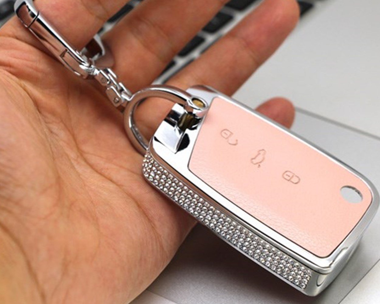 期間限定特価 Yuwaton車キーチェーン車キーケース用フォルクスワーゲンゴルフpoloティグアンpassat Bora Jettaメタル車 リモートコントロールキーチェーンキーカバー装飾 ピンク Ads211 B07cbmrjnq ピンク 売り切れ必至 Bethlehemfairtrade Org