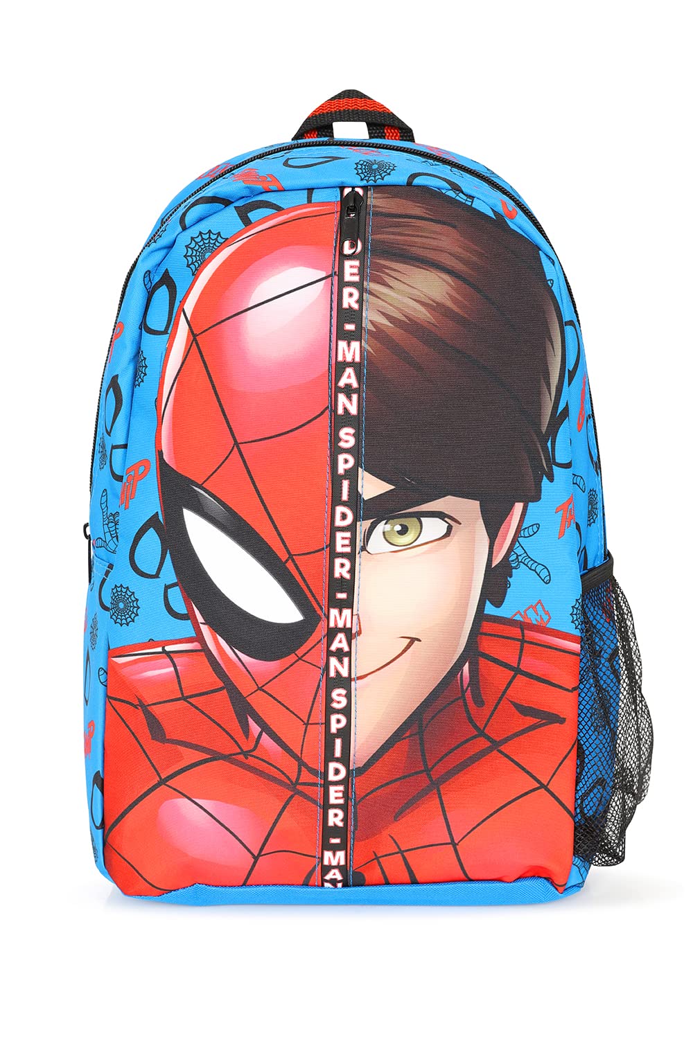 Boys Spiderman Marvel Peter Parker Kids Backpack Rucksack Red