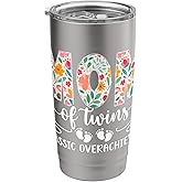 Mom Of Twins Classic Overachiever Twin Mom Twin Mama Stainless Steel Insulated Tumbler