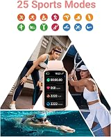 Amzhero Health Fitness Tracker 24/7 Heart Rate Pedometer Sleep 5ATM view 3