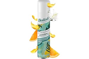 Batiste Dry Shampoo Spray Original, Instantly Refresh Hair, Absorbs Oil & Grease, Waterless Shampoo for Added Hair Texture an