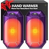 WARMHAND AI Hand Warmers Rechargeable 2 Pack,Portable Electric Hand Warmer Reusable,AI Smart Chip Hand Warmer for Outdoor Golf Hunting Camping Accessories,Warm Winter Gifts for Men Women