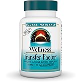 Source Naturals Wellness Transfer Factor, Supports Immune System Response* 125 mg - 60 Vegetarian Capsules