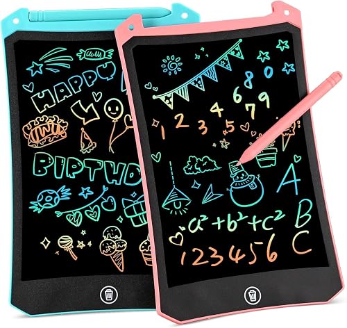 LCD Drawing Tablet for Kids,RaceGT Drawing Pad Kids Toys for 3 4 5 6 Year Old Boy Girls Etch a Sketch LCD Writing Tablet Back to School Mess Free Doodle Board Holiday Travel Essentials Birthday Gifts