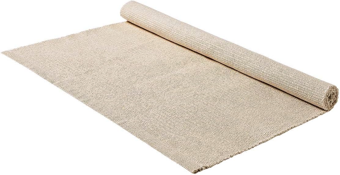 EOFEEL Montessori Materials Accessories Children Playing Mat Working Rug (17×27inCreamy-White)