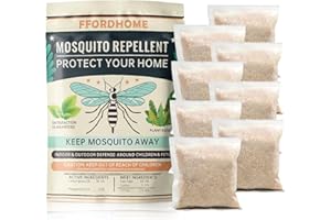 FFORDHOME Mosquito Repellent for Patio, Mosquito Repellent Outdoor,Mosquito Repellents for Yard, Backyard, Camping, Indoor Mosquito Repellant, Mosquito Control for Room(8PACK)