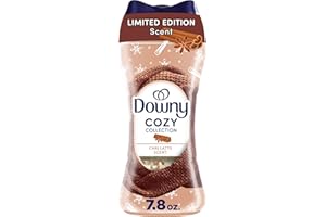 Downy Cozy Collection In-Wash Laundry Scent Booster Beads, Chai Latte Scent, 7.8 oz, Limited Edition Laundry Beads