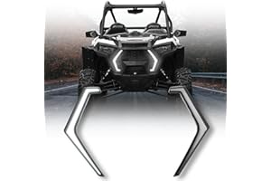 LitMiRaCle LED DRL Daytime Running Light for Polaris RZR XP 1000 Turbo 2019-2023, Accent Street Legal Front Lights Assemblies, Plug and Play, 2PCS