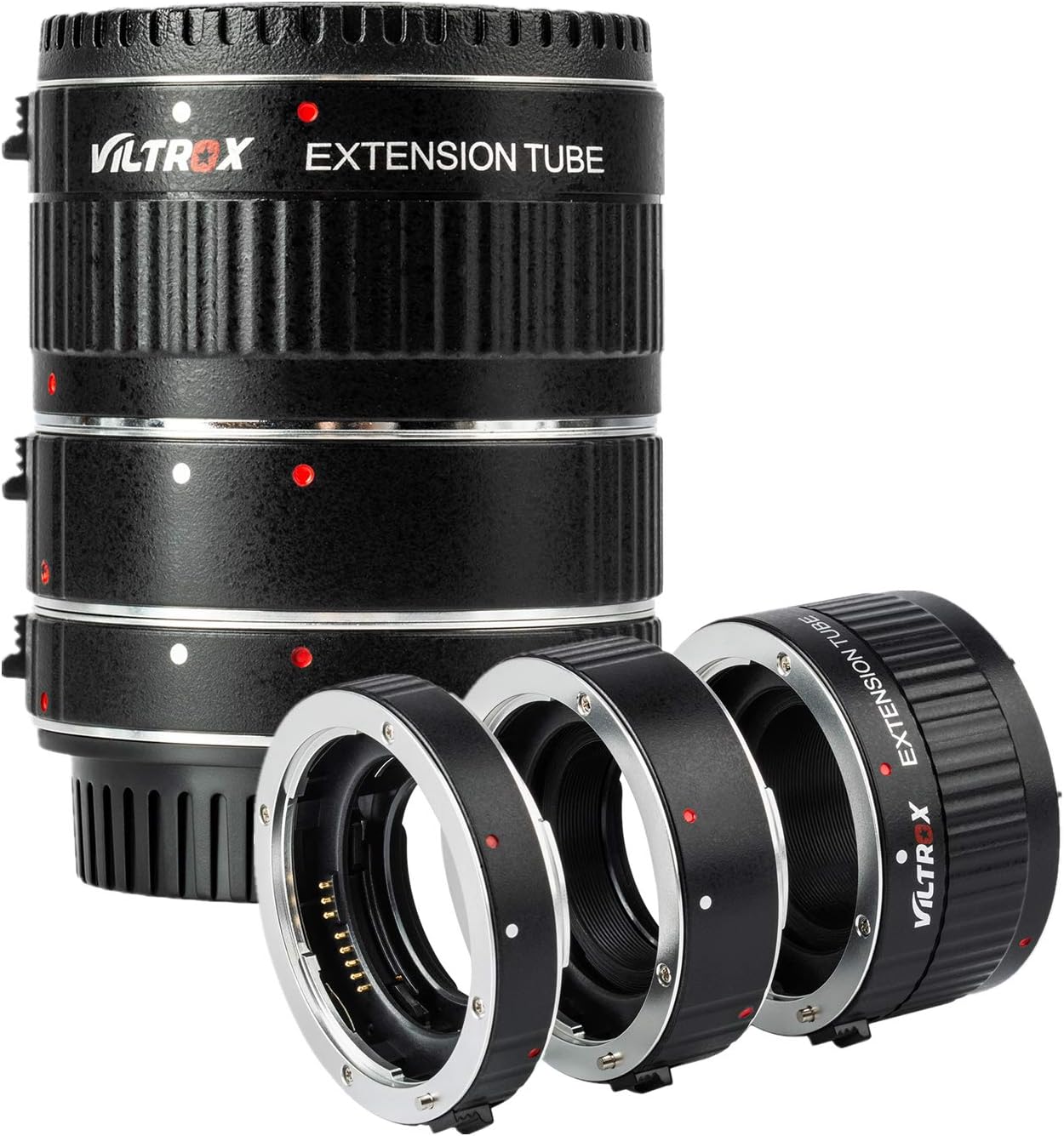 VILTROX DG-C Auto Focus AF Macro Lens Extension Tube Ring Adapter for Canon EF/EF-S lens to 7D 6D Mark II 5D Mark IV 60D 70D 80D 77D 750D 800D 760D 1500D 4000D 2000D DSLR Camera