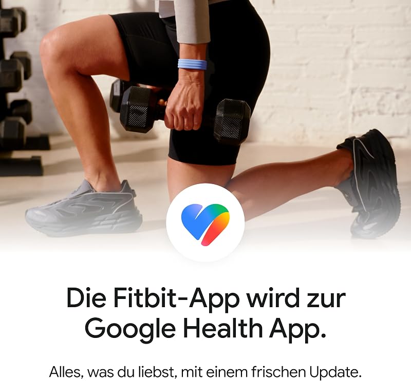 Google Charge 6 Aktivitätstracker enthält eine 3 monatige Google Health Premium Mitgliedschaft, 7 Tage Akkulaufzeit, Google Wallet und Maps, Koralle/Aluminium in Champagne Gold