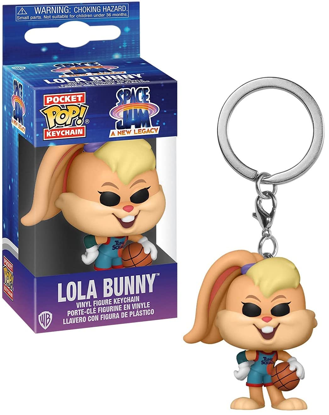 Funko POP! Keychain: Space Jam 2 - Lola Bunny - Collectable Vinyl Mini Figure Novelty Keyring - Stocking Filler - Gift Idea - Official Merchandise - Movies Fans - Minifigure