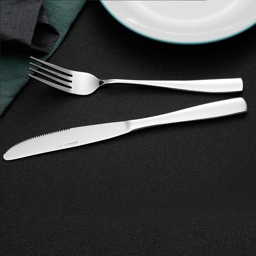 Eslite Stainless Steel Dinner Knives Set,12-Piece: Kitchen & Dining