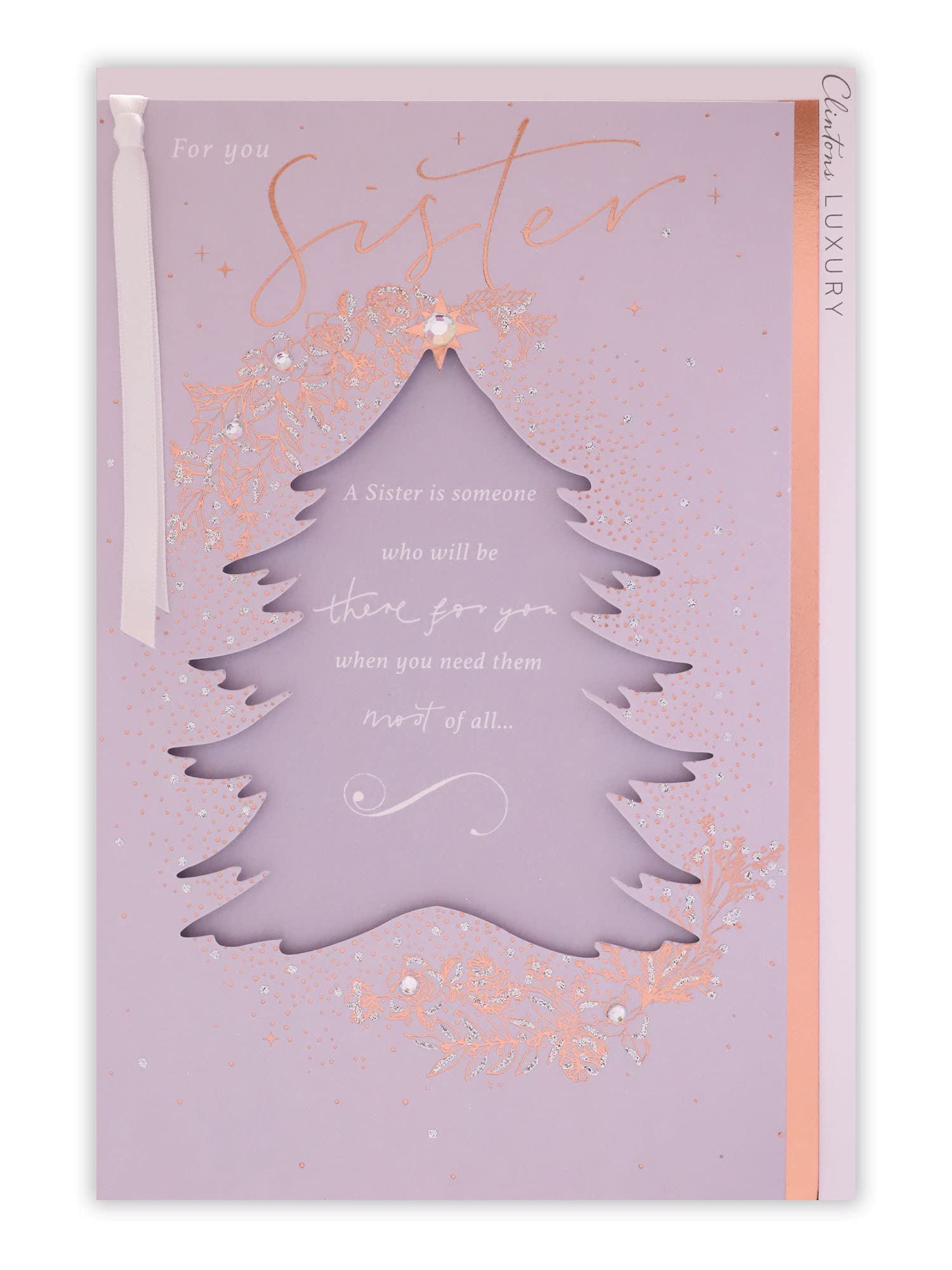 Clintons: Tree Sister Christmas Card, Multi-Colour, 155 x 235, 1171314