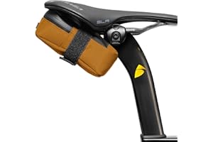 ALMSTHRE Signature Bike Saddle Bag – California Gold | Premium Ripstop Material, Waterproof Zipper & Internal Pocket | Durable, Lightweight Bike Seat Bag for Secure Gear Storage