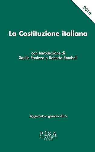 Download La Costituzione italiana: aggiornata a gennaio 2016 (Italian Edition) PDF