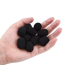 Sunmns 10 Pack Mini Small Size Lapel Headset