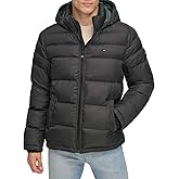 Tommy Hilfiger Men's Down Alternative Hooded Puffer Jacket (Standard and Big & Tall)