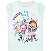 DreamWorks Gabby Dollhouse Shirt | Girls T Shirt with Frills | Gabbys Top for Girls