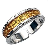 JWM Silver Plated Brass Rings for Men Boys Women