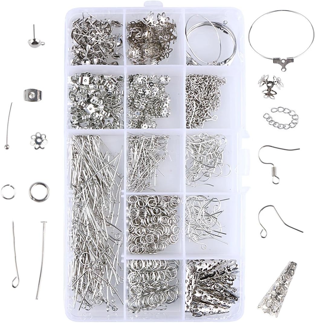 Unime Jewelry Making Kit Earrings Making Accessory Earrings Parts Kit
