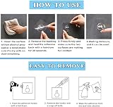 Pubiao Self Adhesive Hooks Heavy Duty Invisible 12 Pack for Kitchen Bath Hall view 5