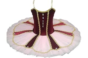 MTPLOP Professional Swan Lake Dance Costumes Kids Womens Ballet Skirt Girls Pancake Tutu Dress