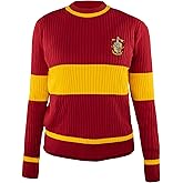 Cinereplicas Harry Potter - Quidditch Sweater Gryffindor/Slytherin/Ravenclaw/Hufflepuff - XS/S/M/L/XL - Official License