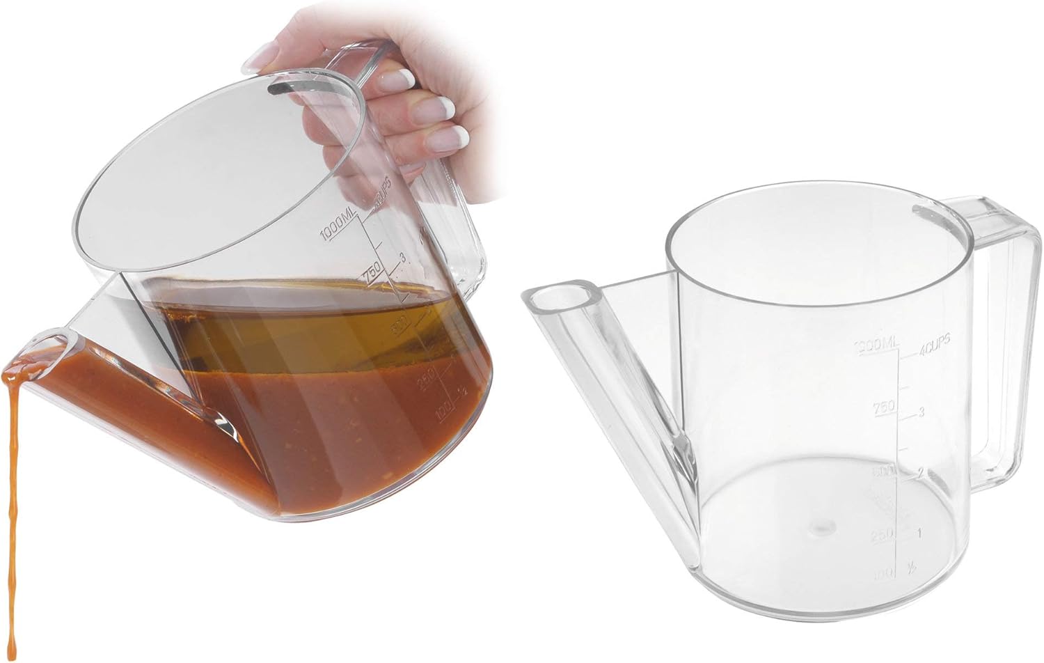 Westmark Fat/Grease Separator, 5 Year Warranty, Volume: 1 Litre, Plastic, Transparent, 30712260 - Image 4