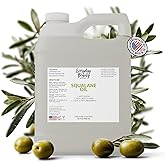 Squalane Oil Bulk- 32 oz 100% Pure & Natural Plant Derived Facial Oil - Cold Pressed and Unrefined Premium Grade Multipurpose Moisturizing Oil For Skin and Hair