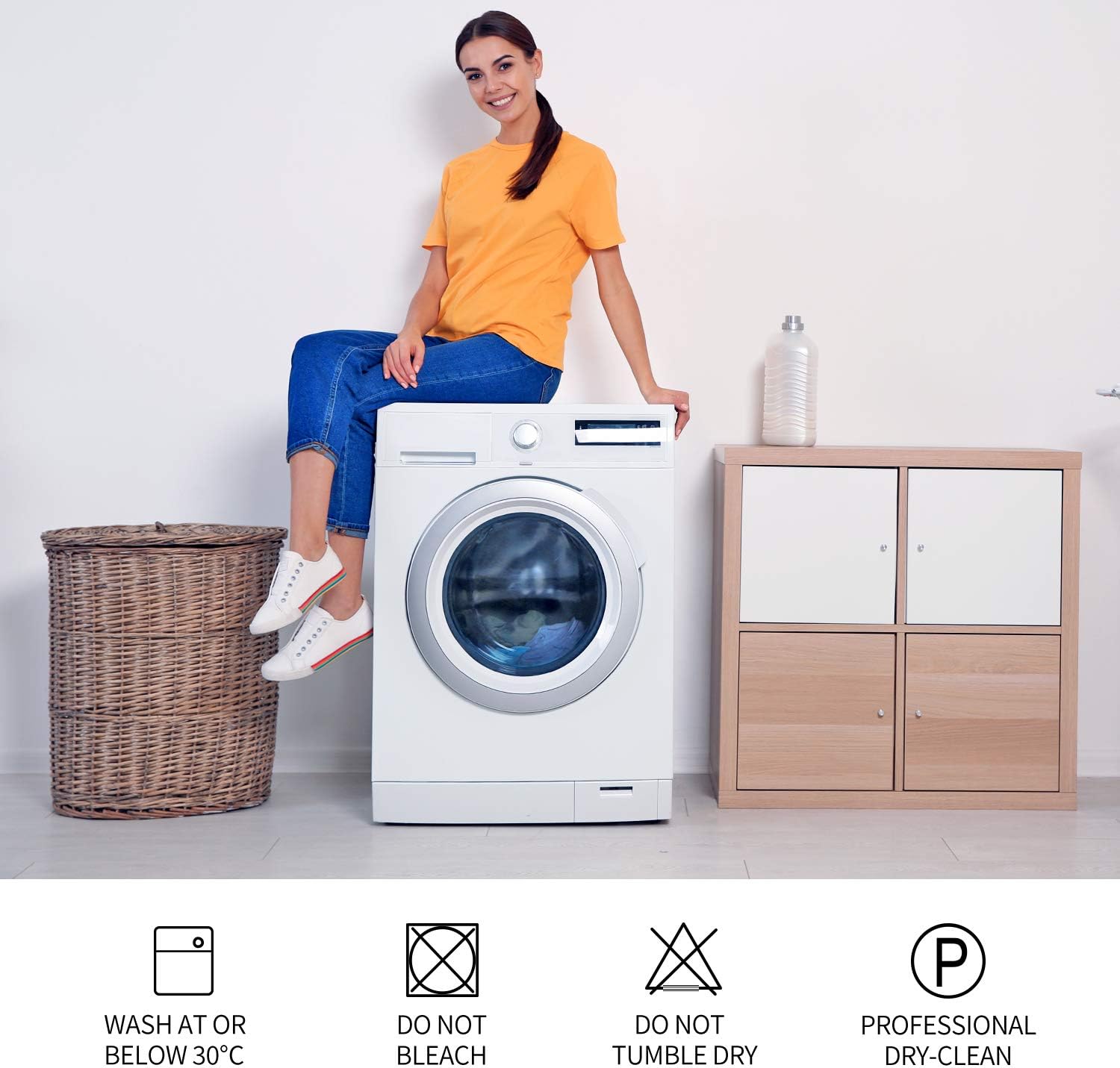 YEMYHOM Latest Checkered 2 Pieces Chair Covers for Living Room High Stretch Thickened Chair Slipcovers with Arms Anti Slip Elastic Armchair Sofa Couch Slipcover Protector (Chair, Light Gray): Kitchen & Dining