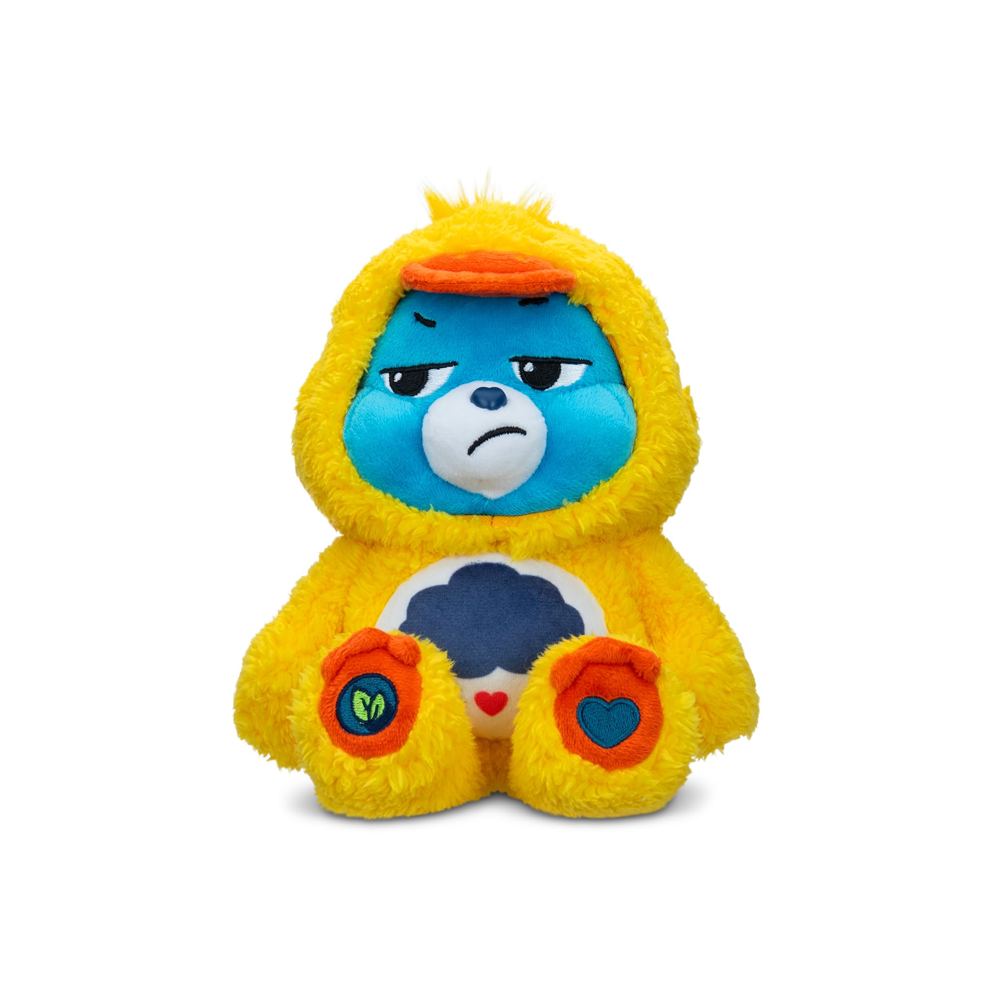 Basic Fun - Care Bears -Grumpy Chick Bear 22cm Bean Plush Toy, Easter Soft Teddy for Boys & Girls 4+, Collectable Cuddly Gift, Cute and Colourful Plush Bear — image 1