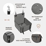 Wuglo Extra Stable Dog Car Seat with Seat Belt Waterproof 12 kg view 5