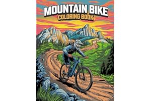 Mountain Bike Coloring Book: Explore the Great Outdoors with Fun and Relaxing Mountain Bike Coloring Pages